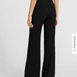 Elegant Black Women's Wide-Leg Pants